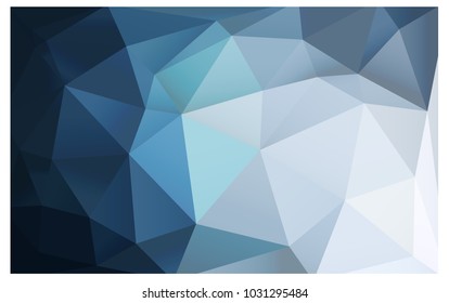 Light BLUE vector modern geometrical abstract background. Texture, new background. Geometric background in Origami style with gradient. 
