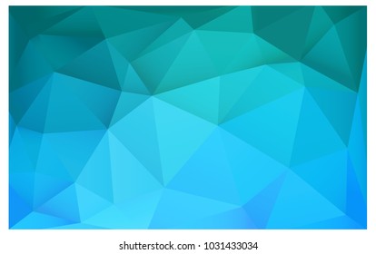 Light BLUE vector modern geometrical abstract background. Texture, new background. Geometric background in Origami style with gradient. 