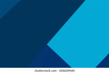 Light BLUE vector modern geometrical background. Abstract template. Geometric pattern in square style with gradient.