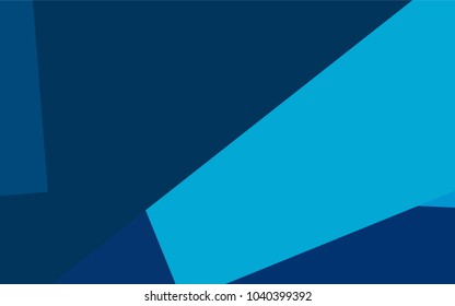 Light BLUE vector modern geometrical background. Abstract template. Geometric pattern in square style with gradient.