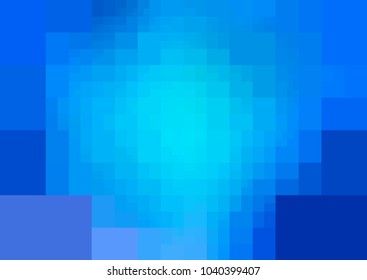 Light BLUE vector modern geometrical abstract background. Texture template. Geometric pattern in Origami style with gradient. 