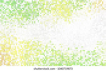 Light BLUE vector modern geometrical background. Abstract template. Geometric pattern in square style with gradient.