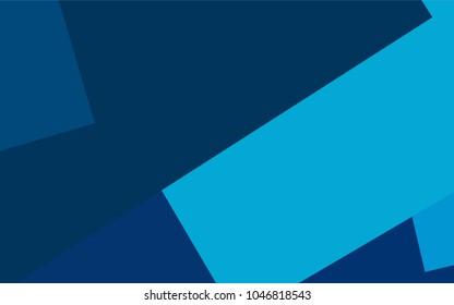 Light BLUE vector modern geometrical background. Abstract template. Geometric pattern in square style with gradient.