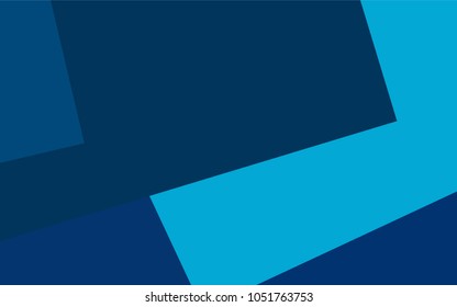 Light BLUE vector modern geometrical background. Abstract template. Geometric pattern in square style with gradient.