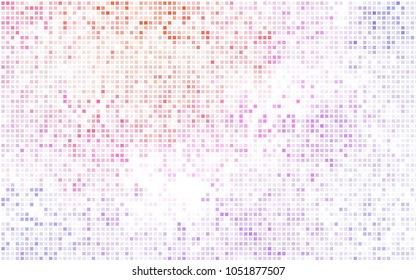 Light BLUE vector modern geometrical background. Abstract template. Geometric pattern in square style with gradient.