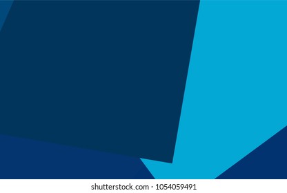 Light BLUE vector modern geometrical background. Abstract template. Geometric pattern in square style with gradient.