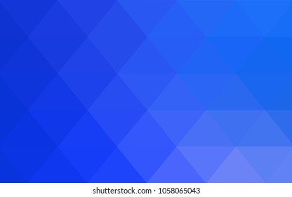 Light BLUE vector modern geometrical abstract background. Texture, new background. Geometric background in Origami style with gradient. 