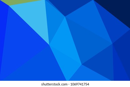 Light BLUE vector modern geometrical abstract background. Texture, new background. Geometric background in Origami style with gradient. 