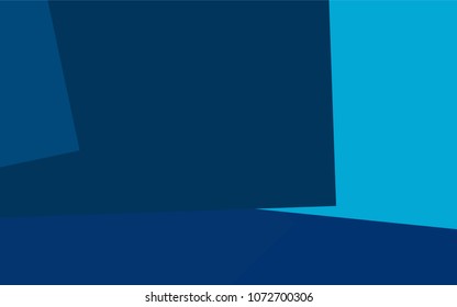 Light BLUE vector modern geometrical background. Abstract template. Geometric pattern in square style with gradient.