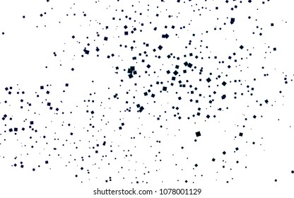 Light BLUE vector modern geometrical background. Abstract template. Geometric pattern in square style with gradient.