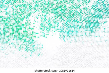 Light BLUE vector modern geometrical background. Abstract template. Geometric pattern in square style with gradient.