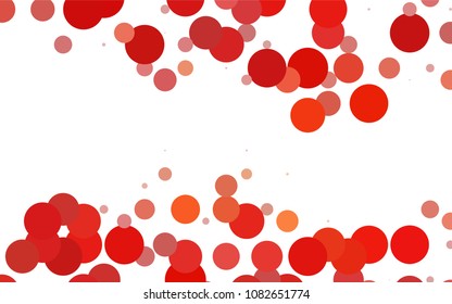 Light BLUE vector modern geometrical circle abstract background. Dotted texture template. Geometric pattern in halftone style with gradient. 