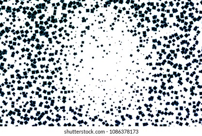 Light BLUE vector modern geometrical background. Abstract template. Geometric pattern in square style with gradient.