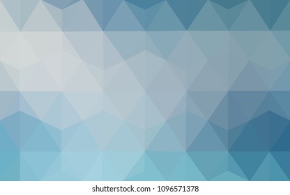 Light BLUE vector modern geometrical abstract background. Texture, new background. Geometric background in Origami style with gradient. 