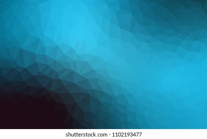 Light BLUE vector modern geometrical abstract background. Texture, new background. Geometric background in Origami style with gradient. 