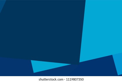 Light BLUE vector modern geometrical background. Abstract template. Geometric pattern in square style with gradient.