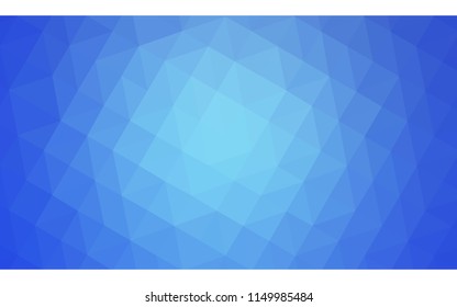 Light BLUE vector modern geometrical abstract background. Texture, new background. Geometric background in Origami style with gradient. 