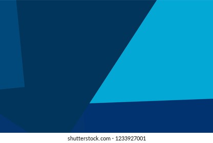 Light BLUE vector modern geometrical background. Abstract template. Geometric pattern in square style with gradient.