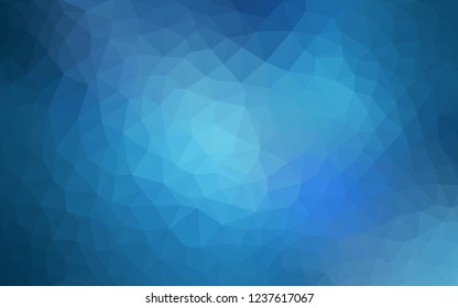 Light BLUE vector modern geometrical abstract background. Texture, new background. Geometric background in Origami style with gradient. 