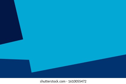 Light BLUE vector modern geometrical background. Abstract template. Geometric pattern in square style with gradient.