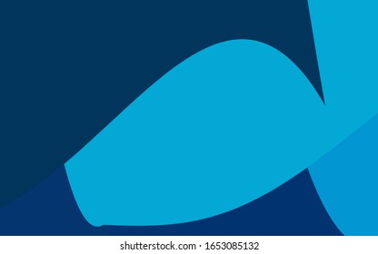 Helle BLAUE Vektorillustration, moderne geometrische Hintergrund. Abstrakte Vorlage. Geometrisches Muster im quadratischen Stil mit Farbverlauf.