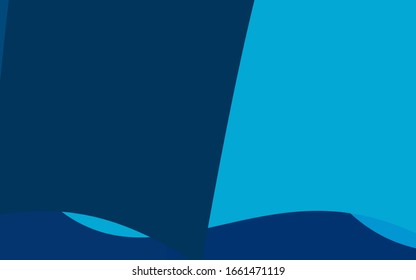 Light BLUE vector modern geometrical background. Abstract template. Geometric pattern in square style with gradient.