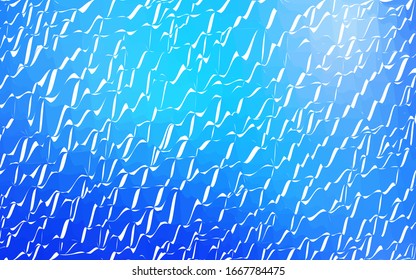 Light BLUE vector modern geometrical abstract background. Texture, new background. Geometric background in Origami style with gradient.