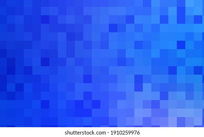 Hellblauer, Vektorgrafik moderner geometrischer Hintergrund. Abstrakte Vorlage. Geometrisches Muster im quadratischen Stil mit Farbverlauf.