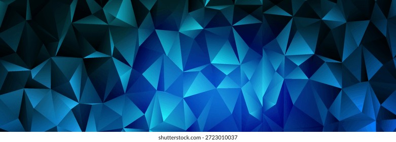 Fondo abstracto geométrico moderno de Vector AZUL claro. Textura, nuevo fondo. Fondo geométrico en estilo Origami con gradiente.