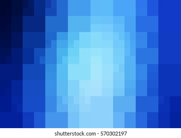 Light blue vector modern geometrical abstract background. Texture, seamless template. Geometric pattern in Origami style with gradient. 