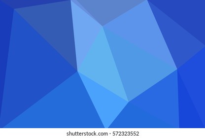 Light BLUE vector modern geometrical abstract background. Texture, new background. Geometric background in Origami style with gradient. 