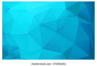 Light BLUE vector modern geometrical abstract background. Texture, new background. Geometric background in Origami style with gradient. 