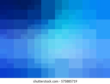 Light BLUE vector modern geometrical abstract background. Texture template. Geometric pattern in Origami style with gradient. 