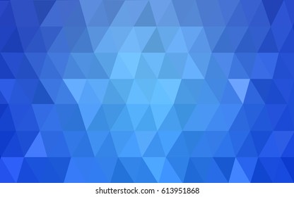 Light BLUE vector modern geometrical abstract background. Texture, new background. Geometric background in Origami style with gradient. 