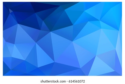 Light BLUE vector modern geometrical abstract background. Texture, new background. Geometric background in Origami style with gradient. 