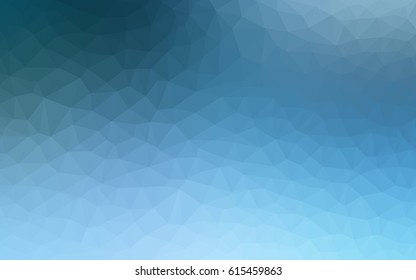 Light BLUE vector modern geometrical abstract background. Texture, new background. Geometric background in Origami style with gradient. 