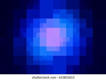 Light BLUE vector modern geometrical abstract background. Texture template. Geometric pattern in Origami style with gradient. 