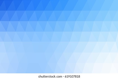 Light BLUE vector modern geometrical abstract background. Texture, new background. Geometric background in Origami style with gradient. 