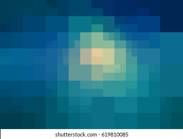 Light BLUE vector modern geometrical abstract background. Texture template. Geometric pattern in Origami style with gradient. 