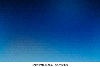 Light blue vector modern geometrical abstract background. Texture, brand-new background. Geometric background in Origami style with gradient. 