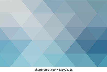 Light BLUE vector modern geometrical abstract background. Texture, new background. Geometric background in Origami style with gradient. 