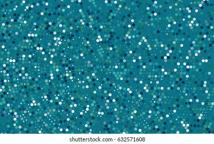 Light BLUE vector modern geometrical circle abstract background. Dotted texture template. Geometric pattern in halftone style with gradient. 