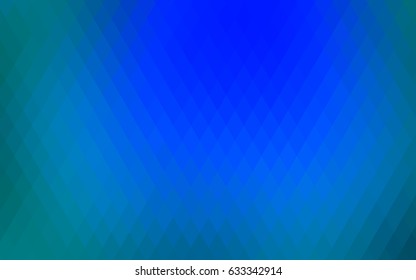 Light BLUE vector modern geometrical background. Abstract template. Geometric pattern in square style with gradient.