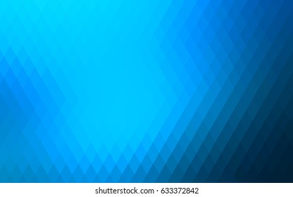 Light BLUE vector modern geometrical background. Abstract template. Geometric pattern in square style with gradient.