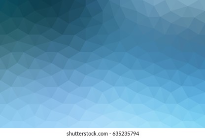 Light BLUE vector modern geometrical abstract background. Texture, new background. Geometric background in Origami style with gradient. 
