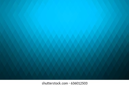 Light BLUE vector modern geometrical background. Abstract template. Geometric pattern in square style with gradient.