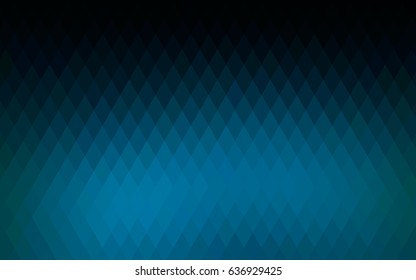 Light BLUE vector modern geometrical background. Abstract template. Geometric pattern in square style with gradient.