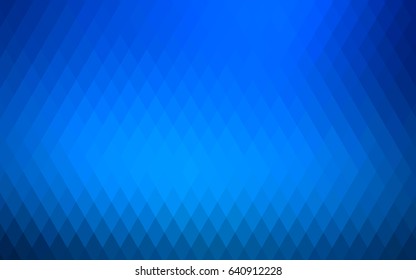 Light BLUE vector modern geometrical background. Abstract template. Geometric pattern in square style with gradient.