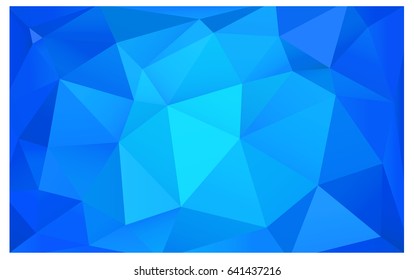 Light BLUE vector modern geometrical abstract background. Texture, new background. Geometric background in Origami style with gradient. 