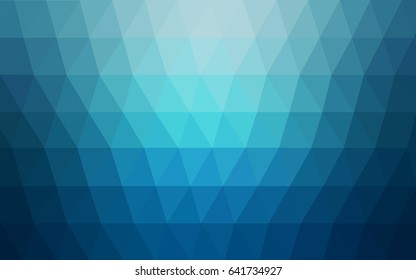 Light BLUE vector modern geometrical abstract background. Texture, new background. Geometric background in Origami style with gradient. 